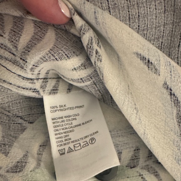 Tommy Bahama Leafy Green and Blue Shirt - Picture 9 of 11